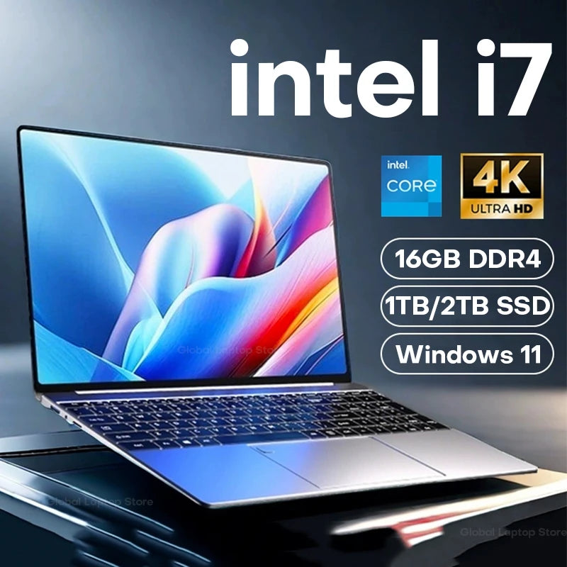 2025 15.6" Windows 11 Pro Laptop Computer Intel Core
