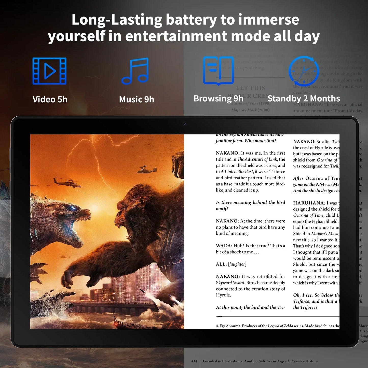 Android 14 10 inch Tablet, Face Unlocked,Keyboard & Mouse Set,