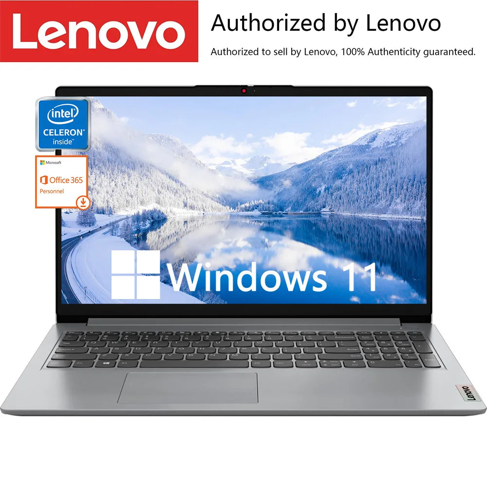 Business Laptop, Intel Up to RAM, WiFi 6, 1-Year Office 365