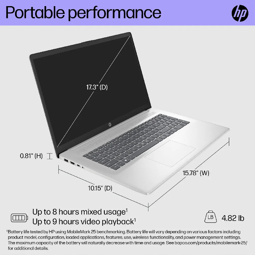2024 17.3" Laptop,Touchscreen Display,RAM,2