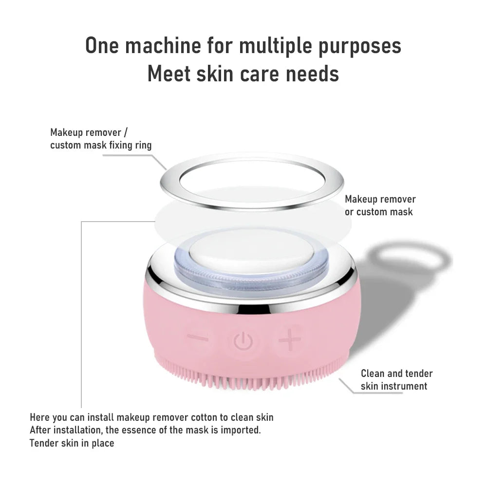 Electric Face Cleansing Brush Pore Cleaner 2-in-1 Skin Care