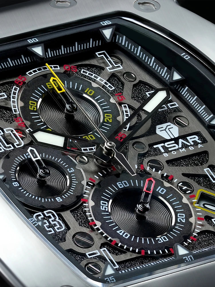 Watch for Men Luxury Brand Design Waterproof Clock Stainless Steel