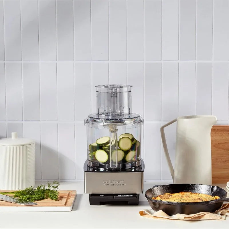 Cuisinart Food Processor 14-Cup Vegetable Chopper for Mincing, Dicing, Shredding,