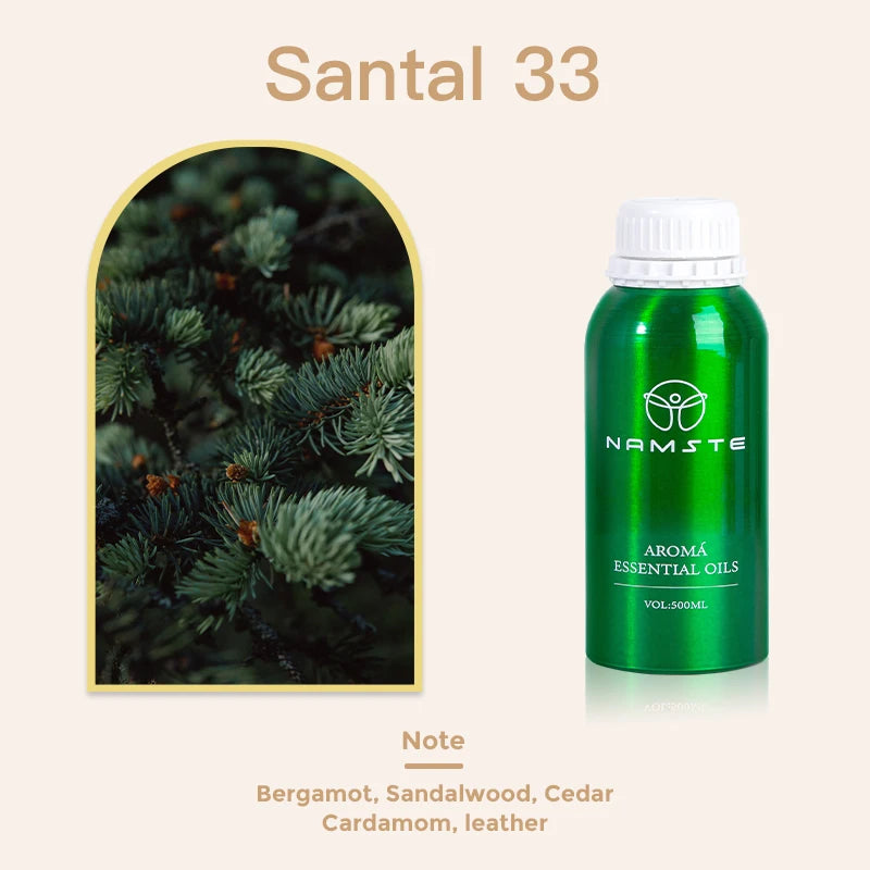 two pieces 500 ML wooden type essential oils home Fragrance