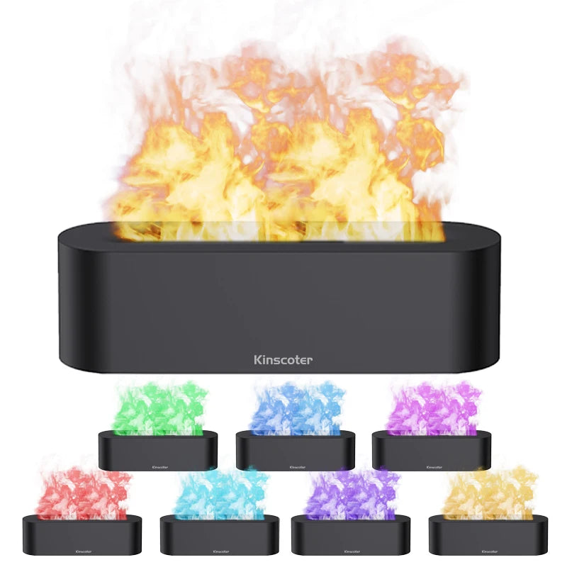Essential Oil Aroma Diffuser Flame Air Humidifier