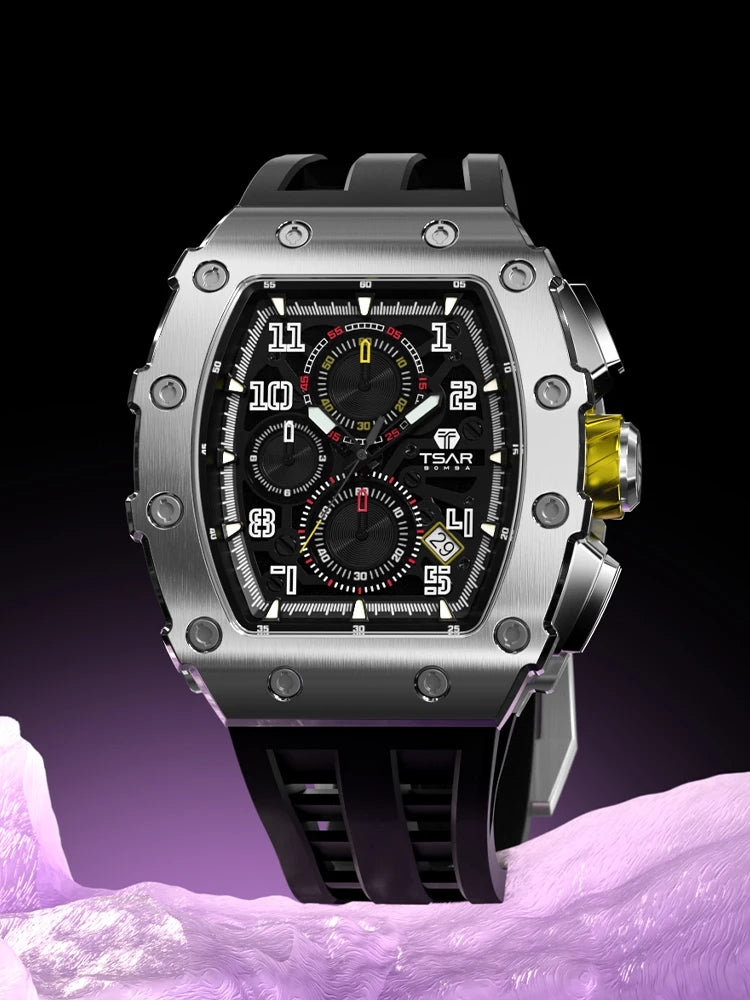 Watch for Men Luxury Brand Design Waterproof Clock Stainless Steel