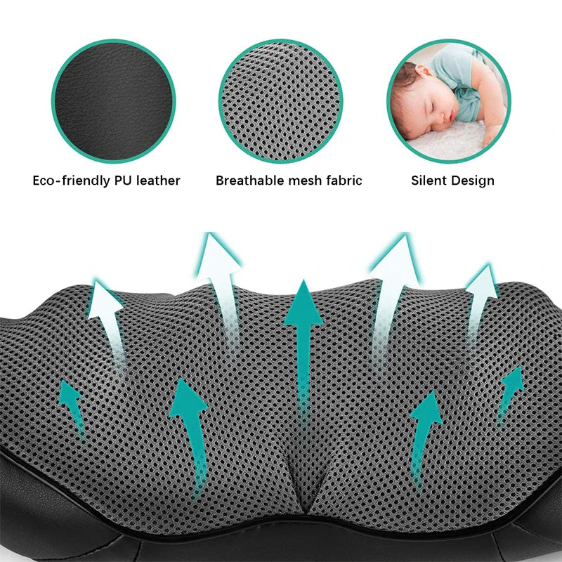 Neck and Shoulder Massager Heated Back U Shape Deep