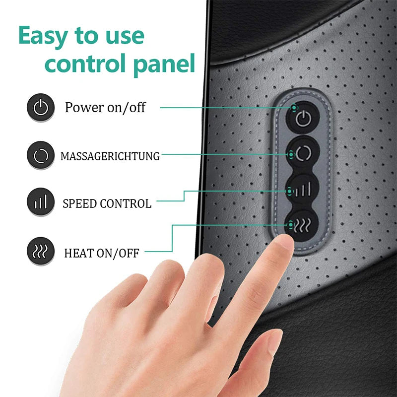 Neck and Shoulder Massager Heated Back U Shape Deep