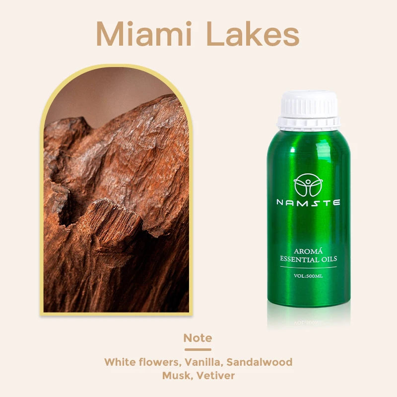 two pieces 500 ML wooden type essential oils home Fragrance