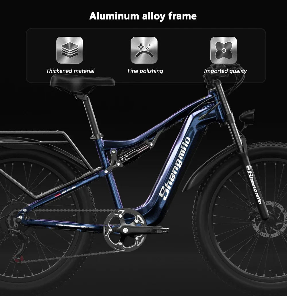 Electric Bicycle Sh00 Motor battery 26 inch Mountain Snow