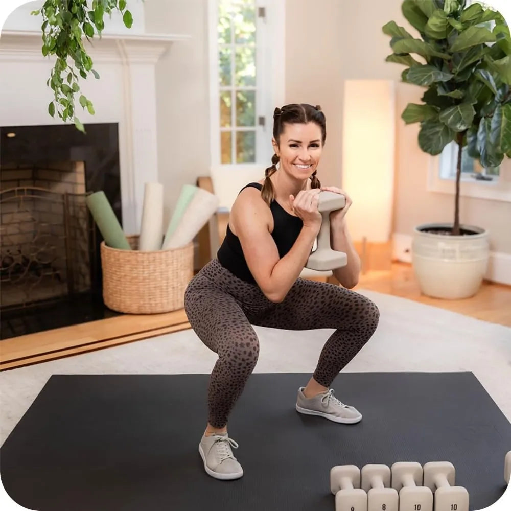 Dumbbells, Anti-Slip, Anti-Roll, Thick Handles, Free Weights,