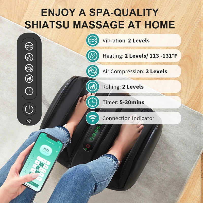 Electric Foot Massage Heating Therapy