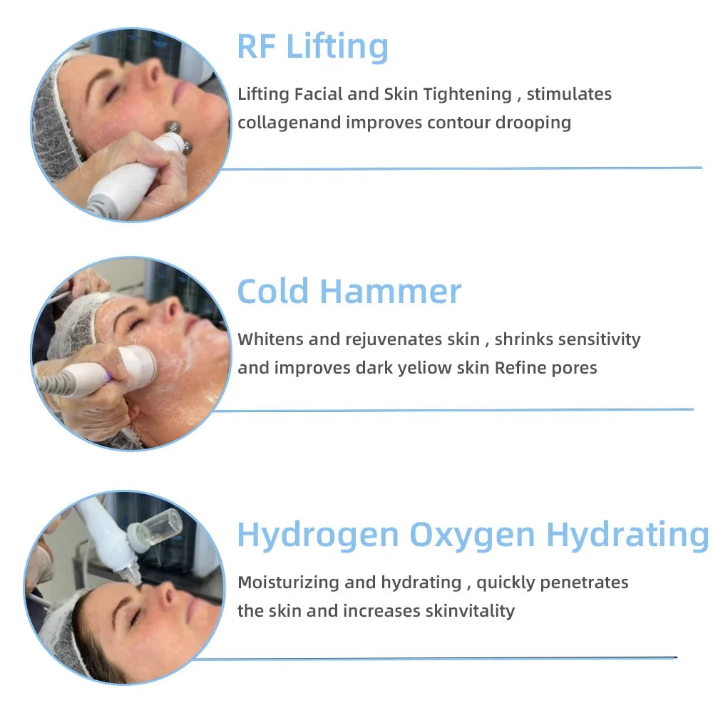 6 in 1 Facial Machine Hydra Aqua Deep Cleaning Skin Care Device
