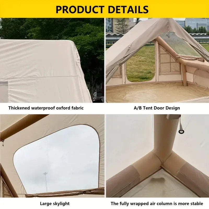 Large inflatable tent 67.8 Square Feets inflatable Camping