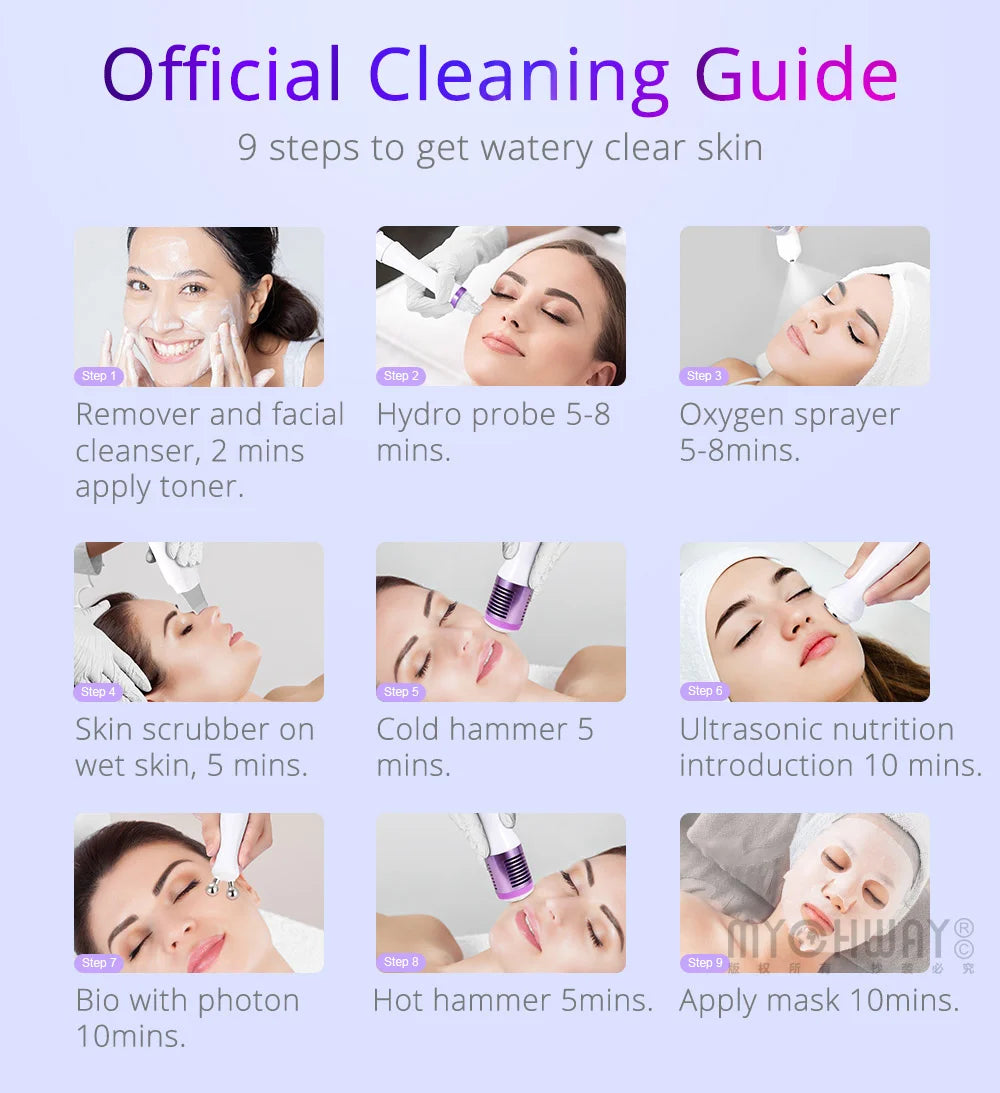 Hydro Blackhead Removal Skin Scrubber Facial Clean Machine