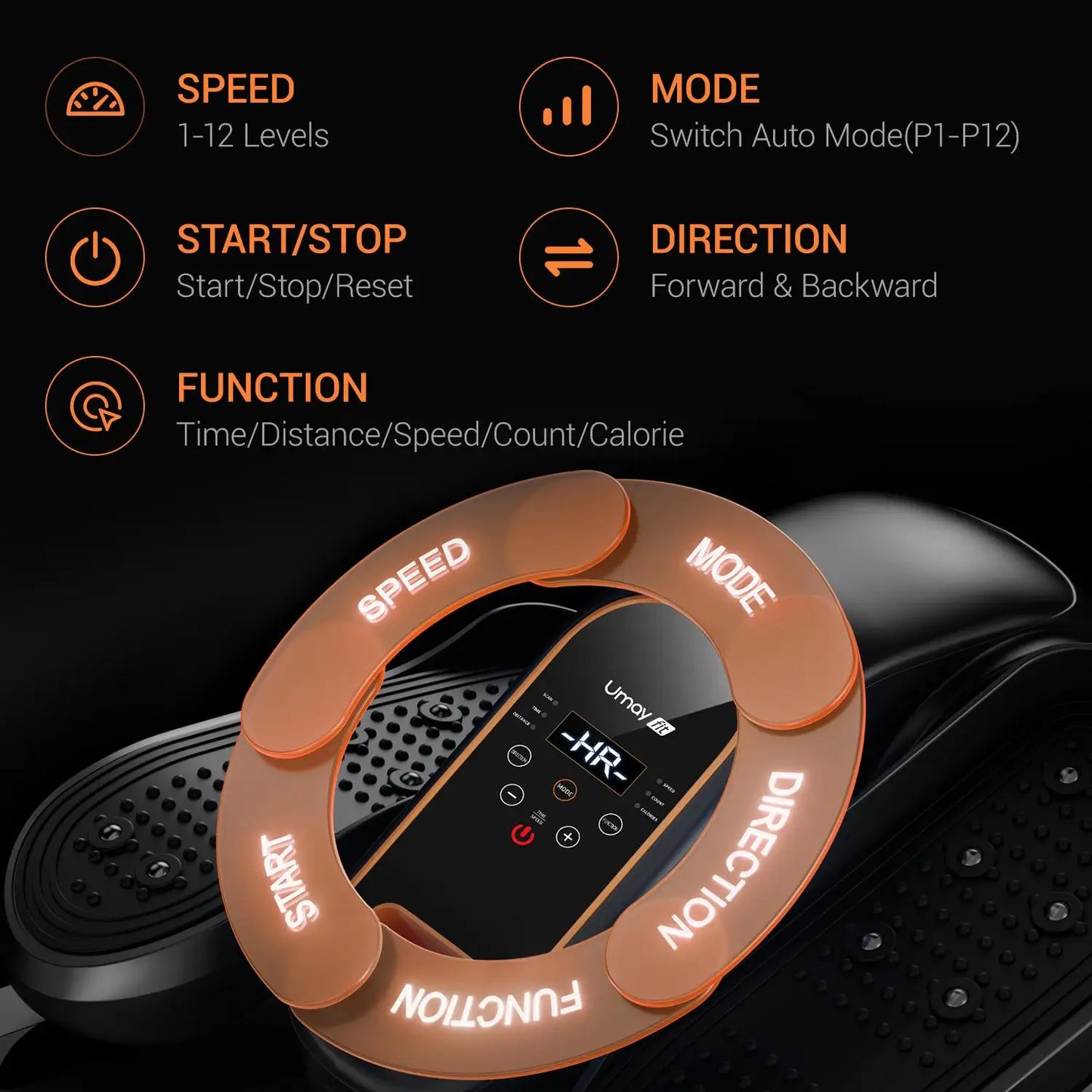 Quiet Portable Under Desk Elliptical for Seniors,