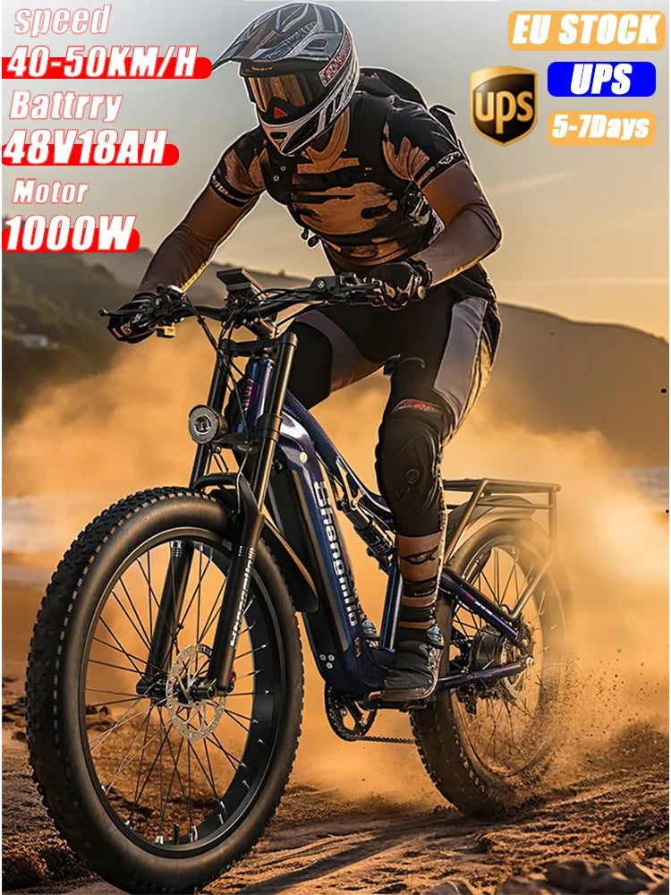 Electric Bicycle Sh00 Motor battery 26 inch Mountain Snow