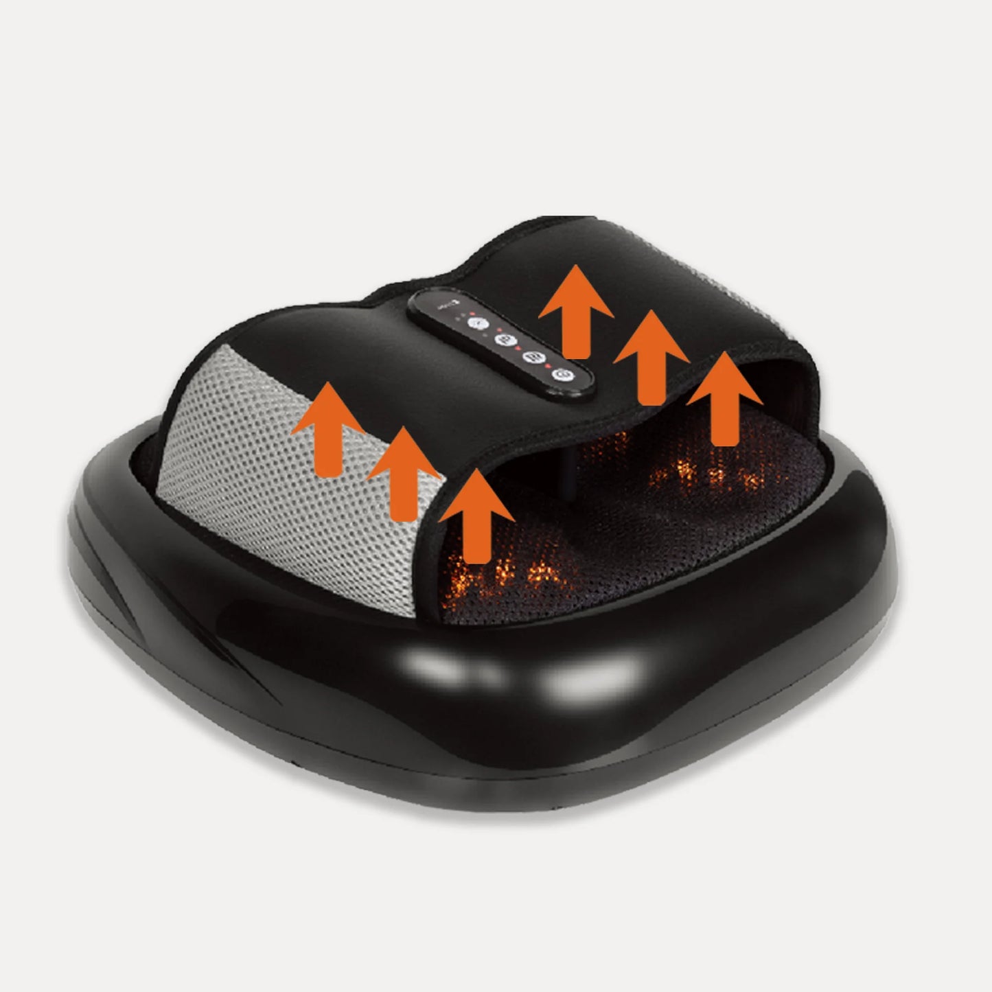 Electric Foot Massager With Roller Kneading Heat Therapy