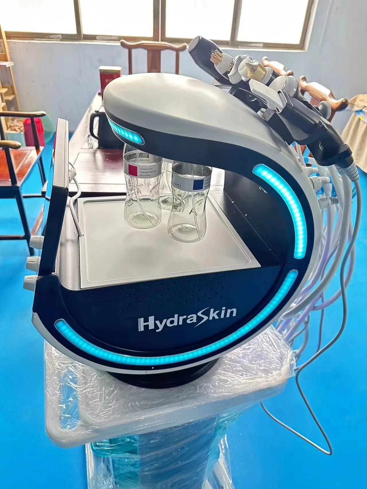 7 in 1 Smart Ice Blue Hydra-Oxygen Small Bubble Skin