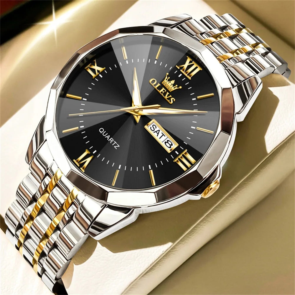 Men's Watches Causal Fashion Original Quartz Watch f