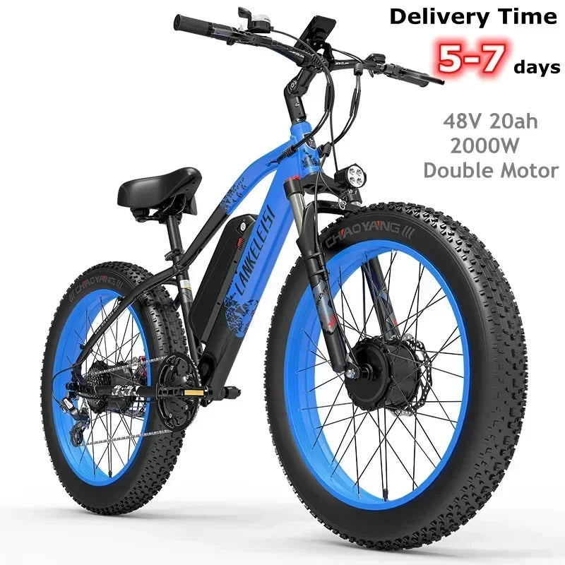 Electric bike Highpower motor 26 inch fat tire