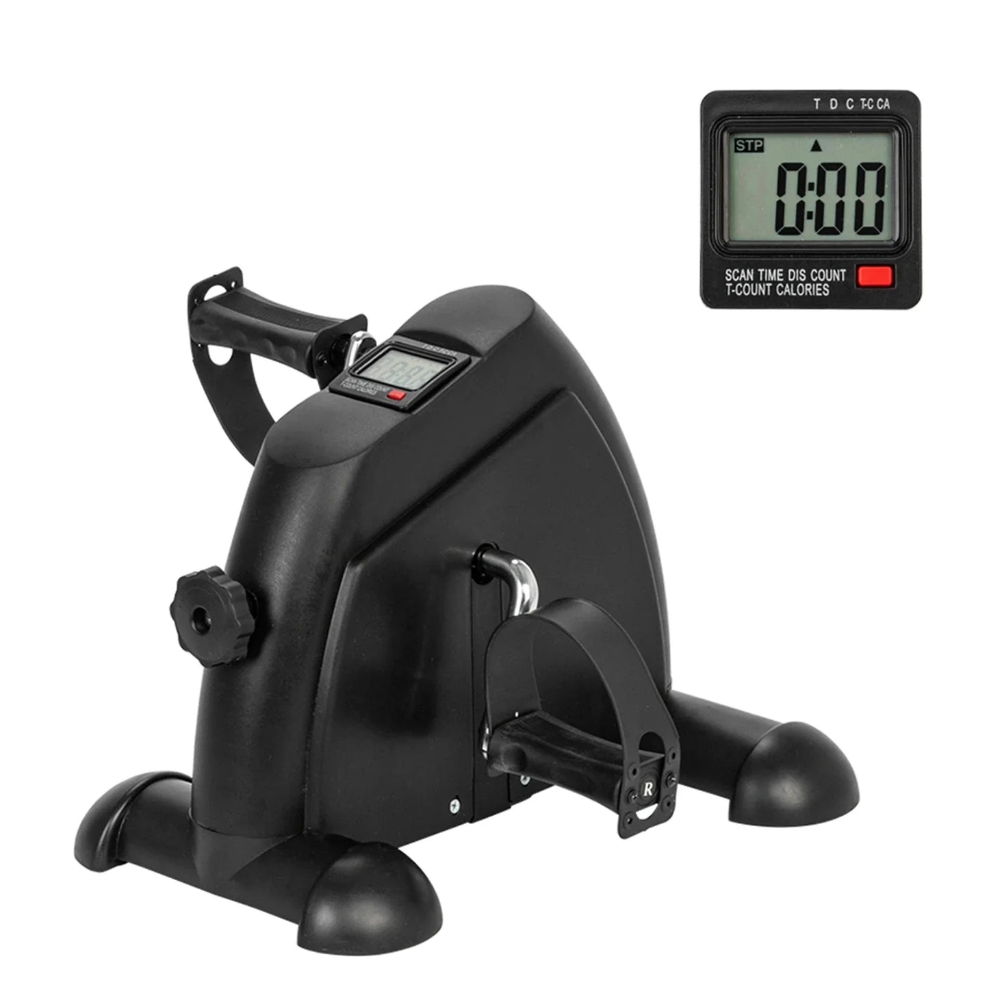 Home Use Hands and Feet Trainer Mini Exercise Bike Black