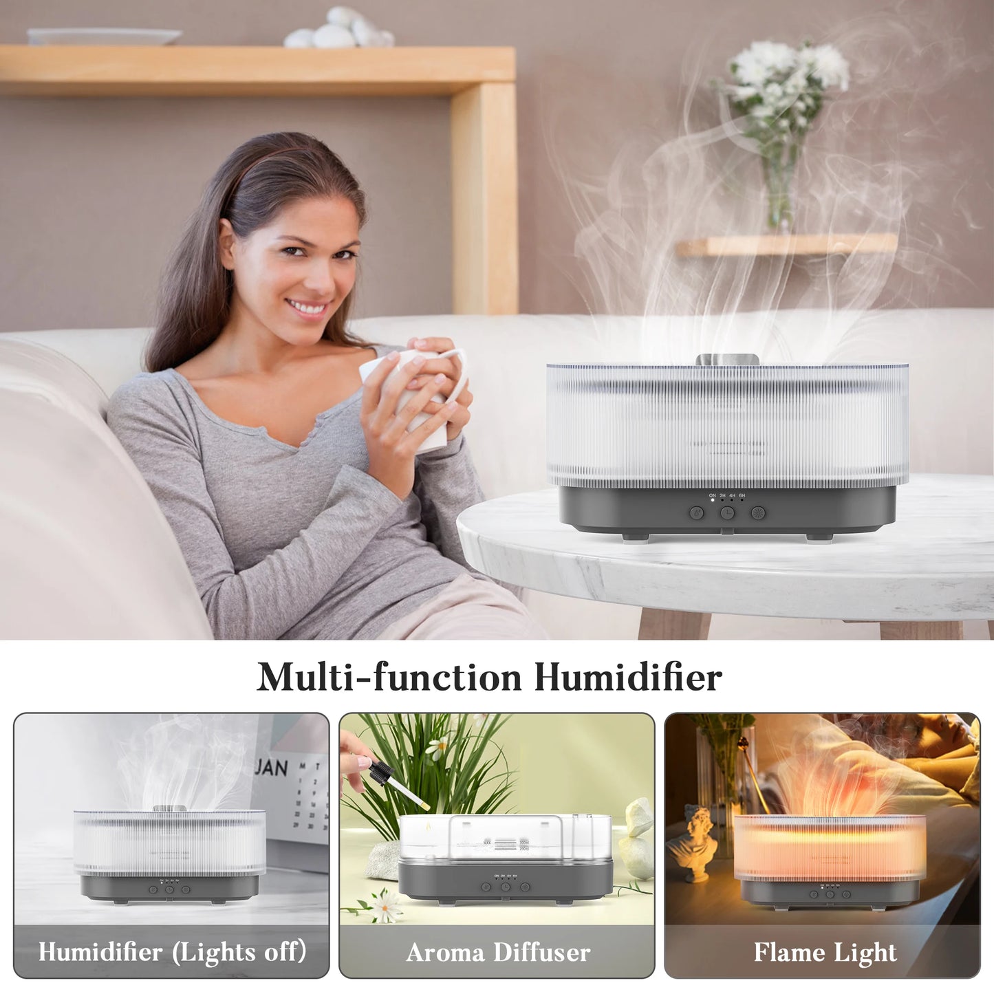 Air Humidifier Small Size Ultrasonic Cool Mist Maker
