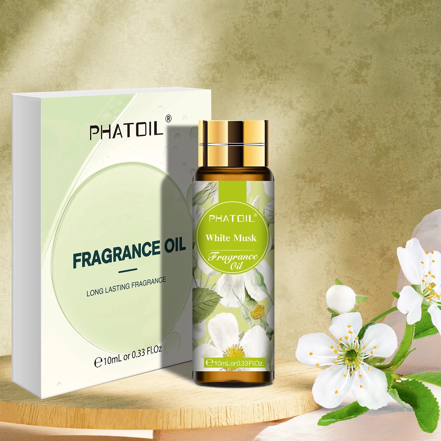 3 PCS Fragrance Oils Set - 10 ml Coconut Vanilla,White Musk,Black