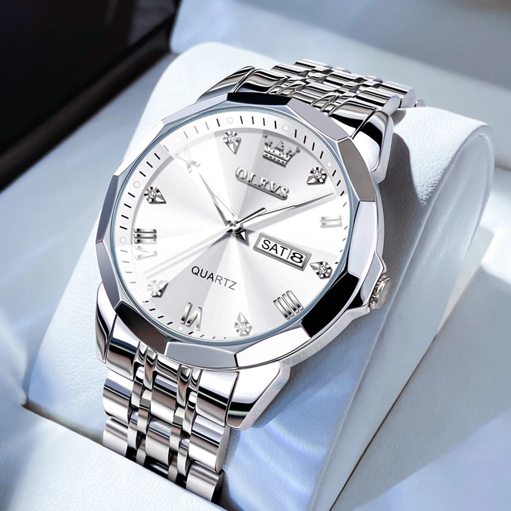 Men's Watches Causal Fashion Original Quartz Watch f