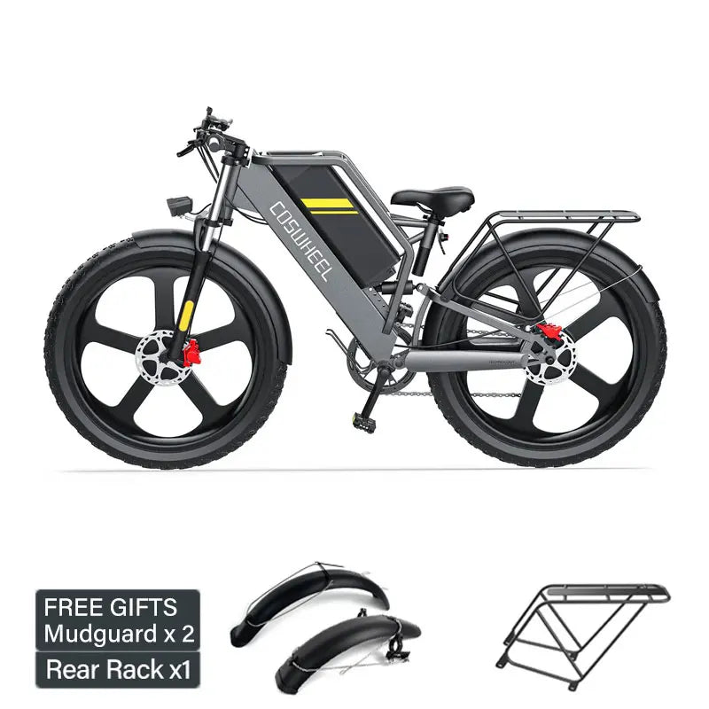 Electric Bike 26 Inch Fat tires Adult Mountain