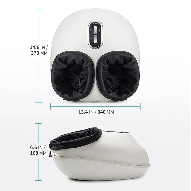 Foot Massager Air Compression Soothing Heating Deep Kneading