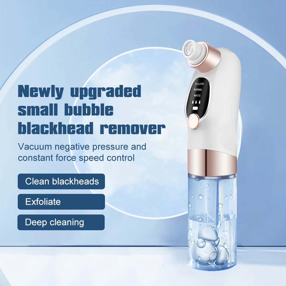 Blackhead Remover Upgraded Small Bubble 3 Level Electric Slant Screen