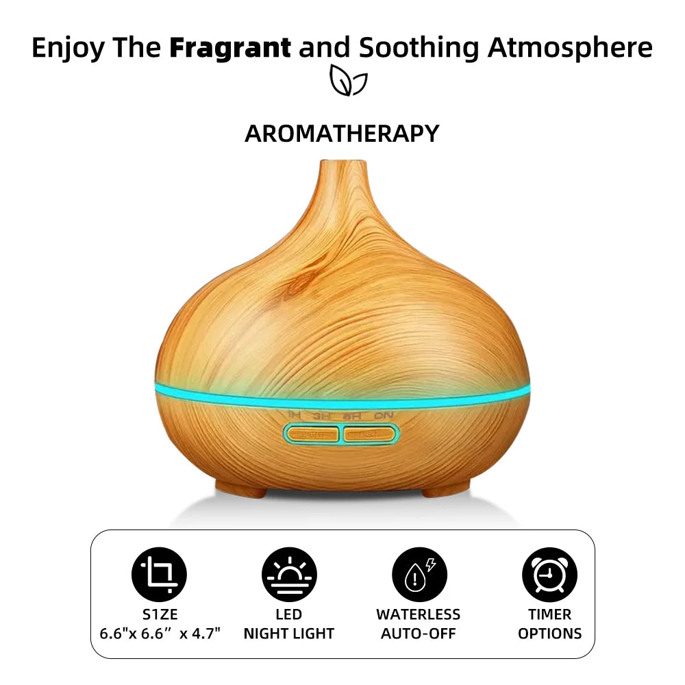 For Home 550 ml Essential Oil Diffuser with Remote Control