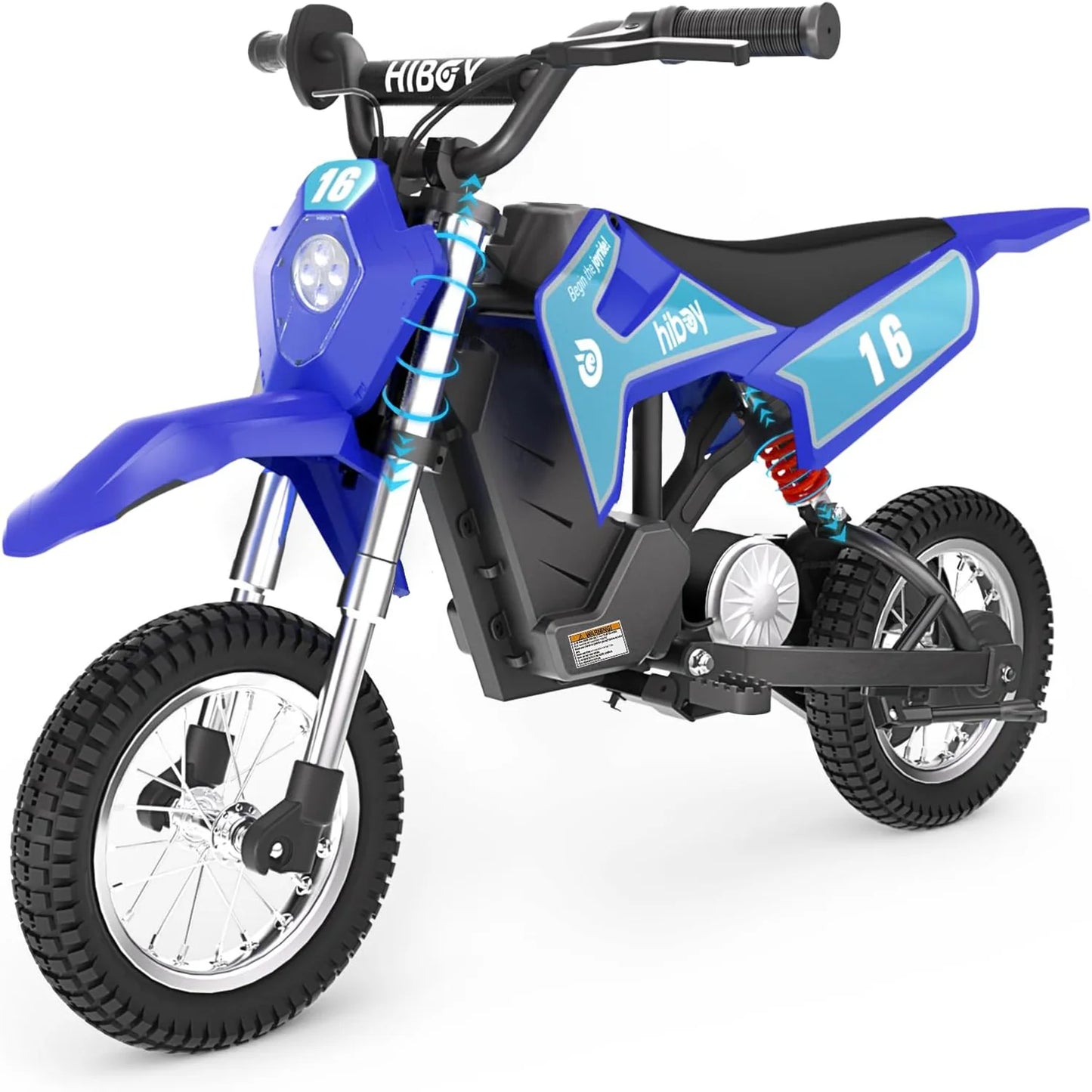 Electric Motorcycle - Up to 15.5 MPH & 13.7 Miles Long-Range,