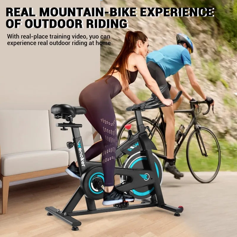 Exercise Bike, Indoor Cycling Bike/Stationary Bike for Home, I