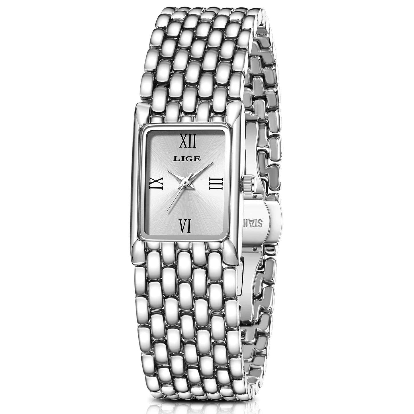Luxury Retro Rectangle Classic Watches For Women