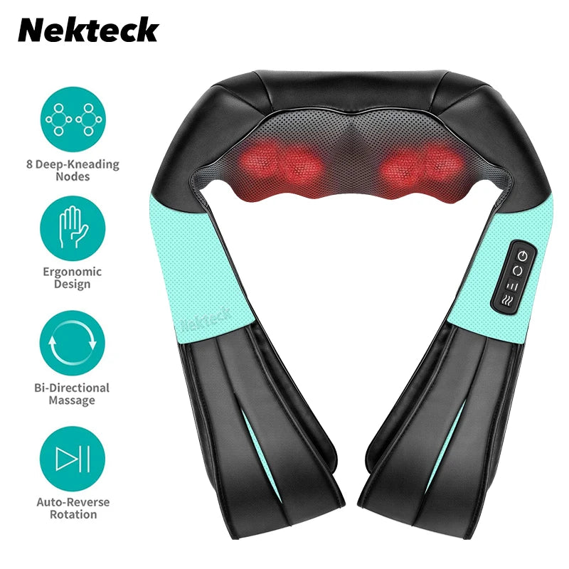 Neck and Shoulder Massager Heated Back U Shape Deep
