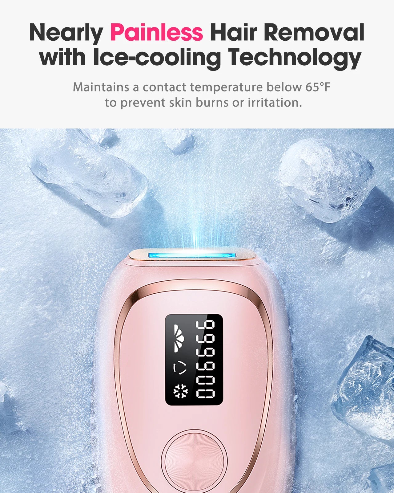 Painless Laser Epilator Women Shaver Permanent Hair Removal