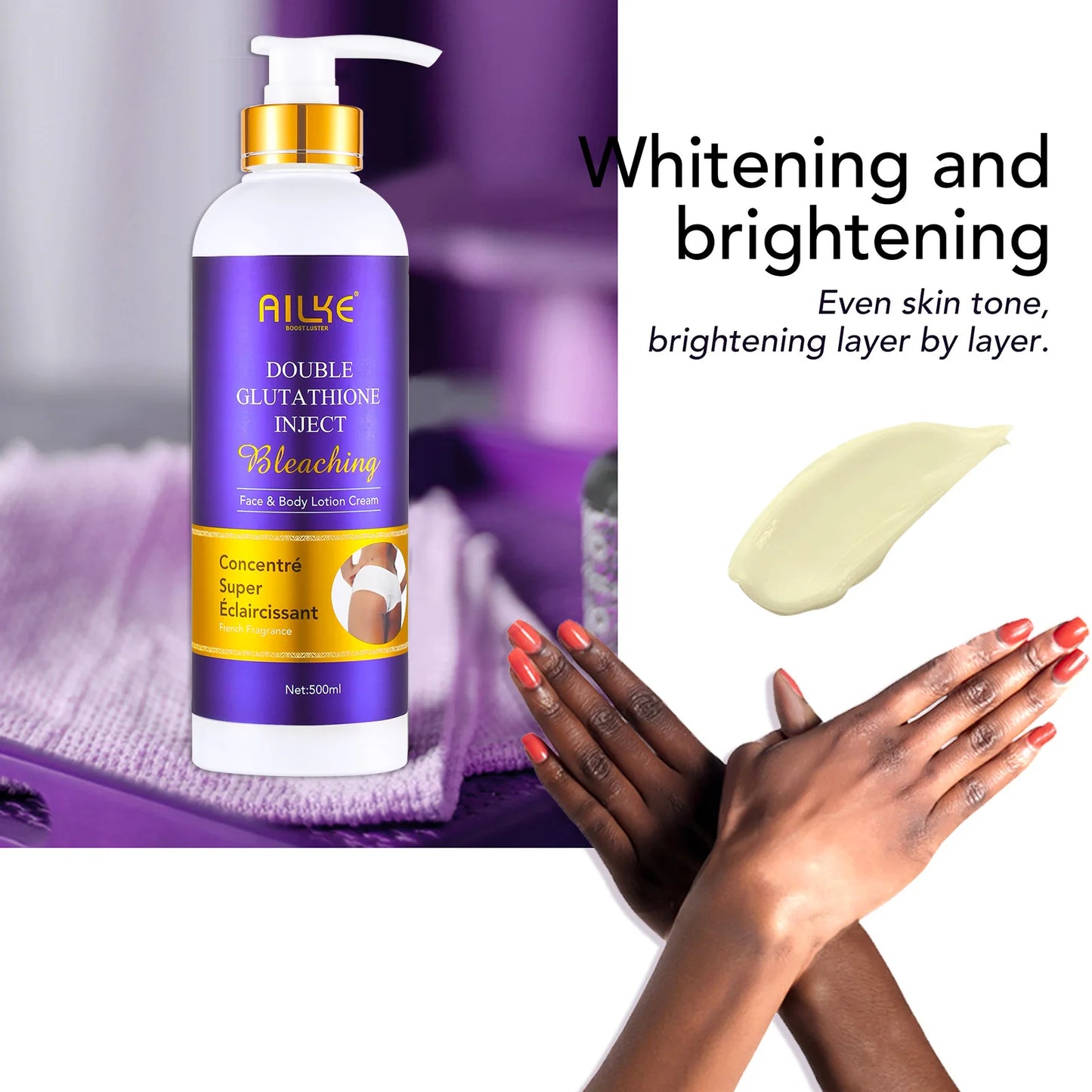 Brightening Face Body Whitening Serum, Clean Skin, R