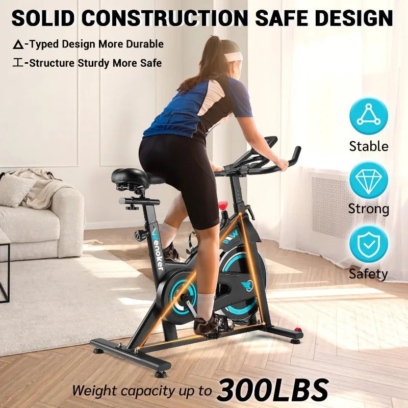 Exercise Bike, Indoor Cycling Bike/Stationary Bike for Home, I