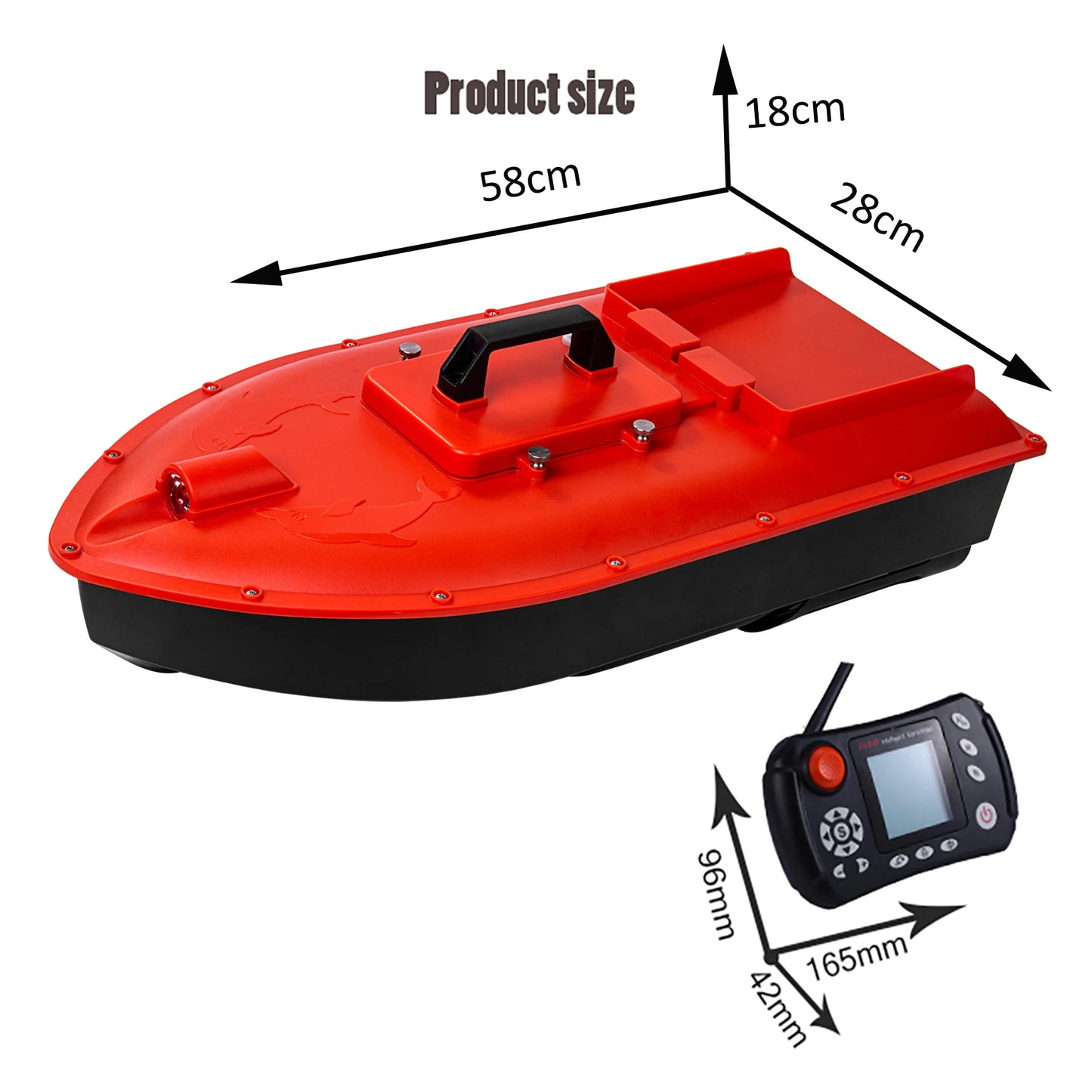JDolphin Saltwater Fishing Bait Boat,