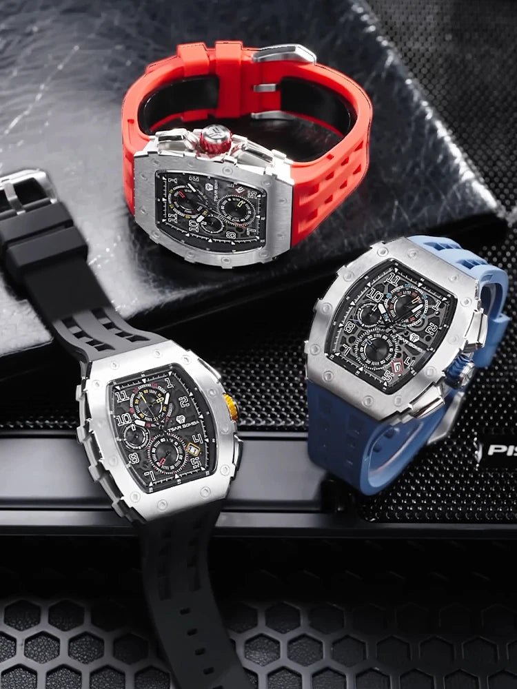 Watch for Men Luxury Brand Design Waterproof Clock Stainless Steel