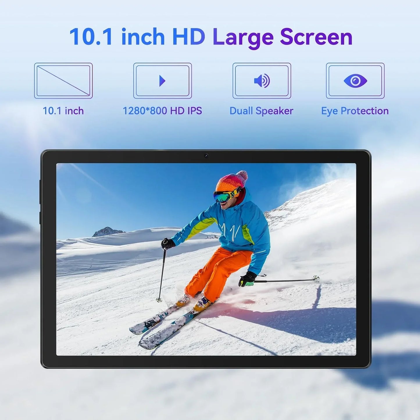 10 inch Tablet Android 14 Tablet, WiFi 6, Bluetooth