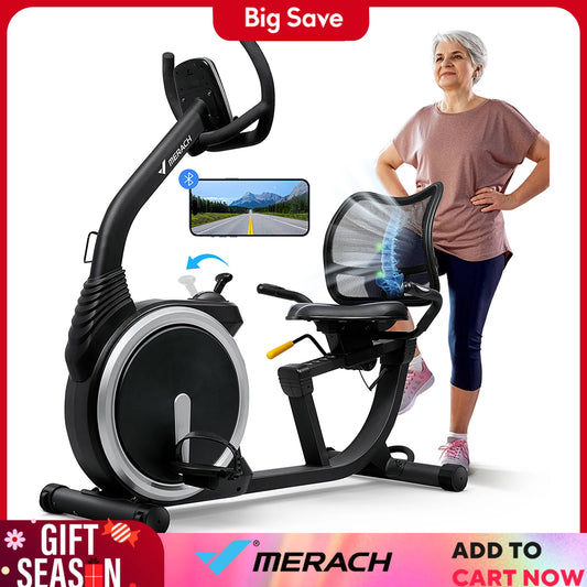 Recumbent Exercise Bike High-end for Home Light