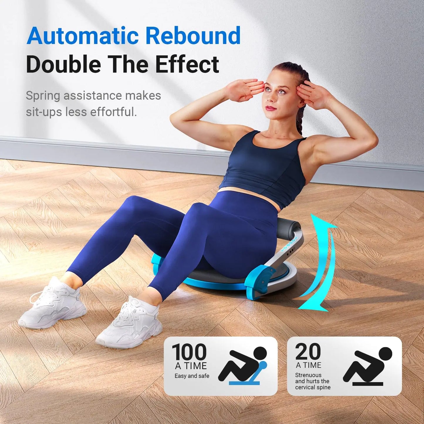 Workout Equipment Adjustable Resistance Automatic Rebound