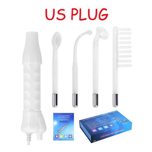 4 In 1 High Frequency Facial Machine Care Hydrotherapy Wand  Face