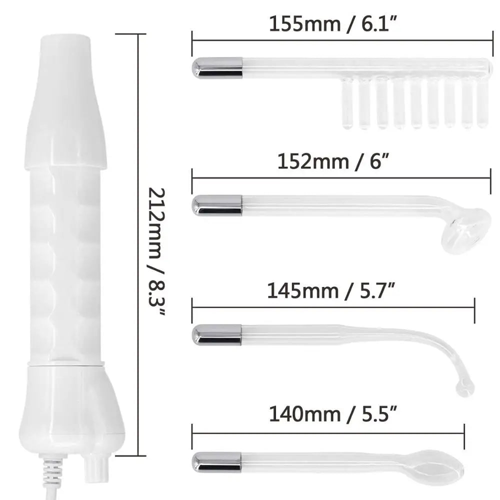 4 In 1 High Frequency Facial Machine Care Hydrotherapy Wand  Face