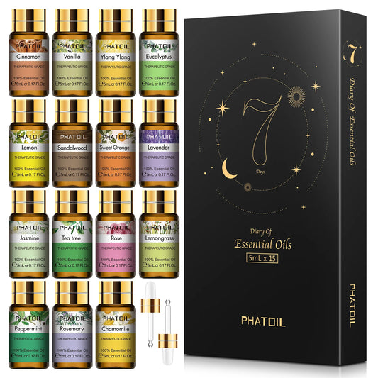 15 pcs Essential Oils Set Natural Plant Aroma\