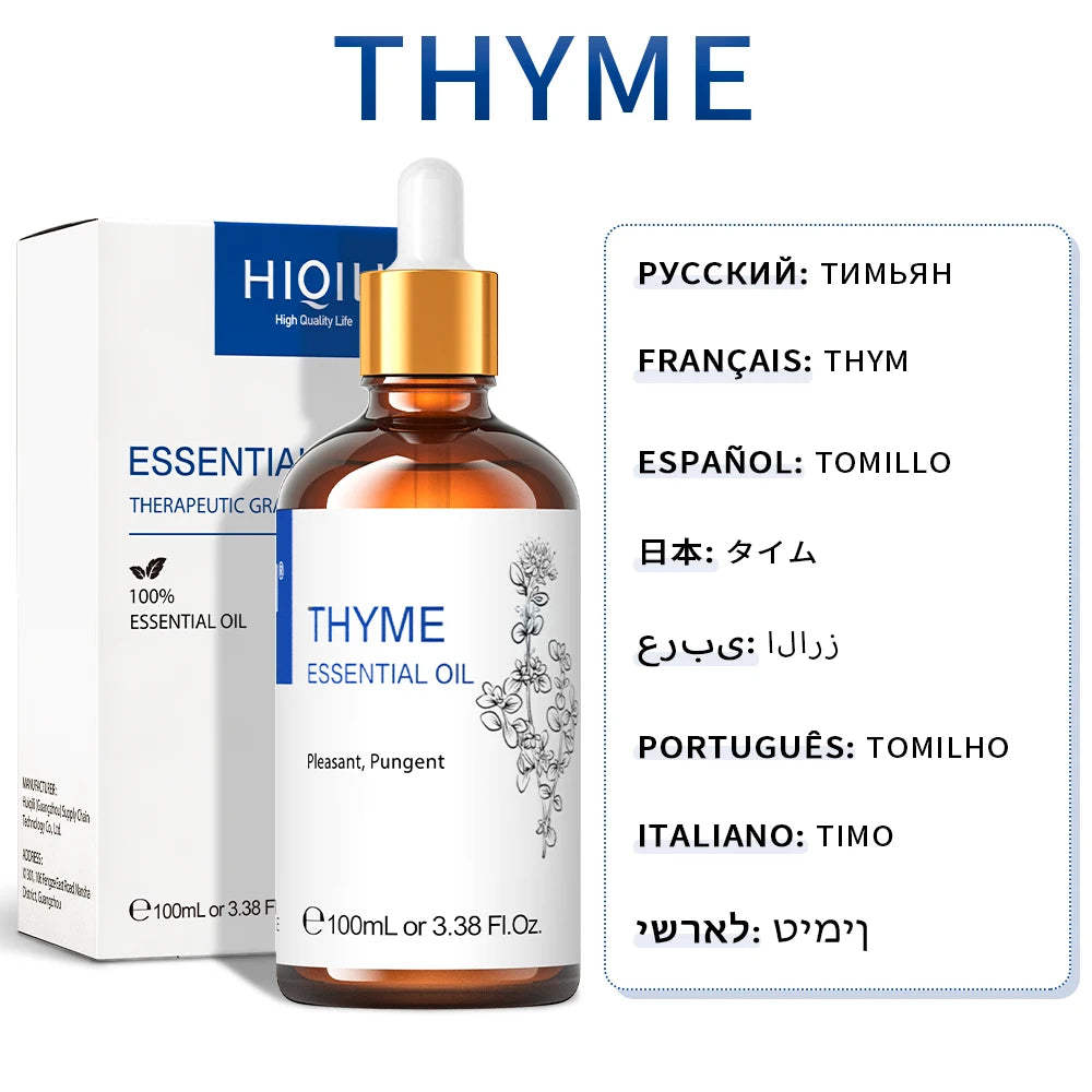 Thyme Essential Oils,100% Pure Premium Floral Oil for Aromatherapy,