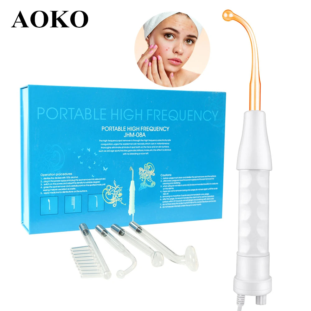 High Frequency Electrode Electrotherapy Device Anti Acne
